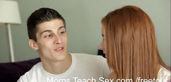  Moms Teach Sex Redhead Teen Gets Sex Lesson From Stepmom